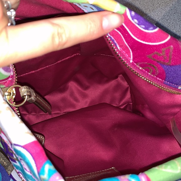 Coach Poppy Pop C Graffiti Shoulder bag - Picture 8 of 14